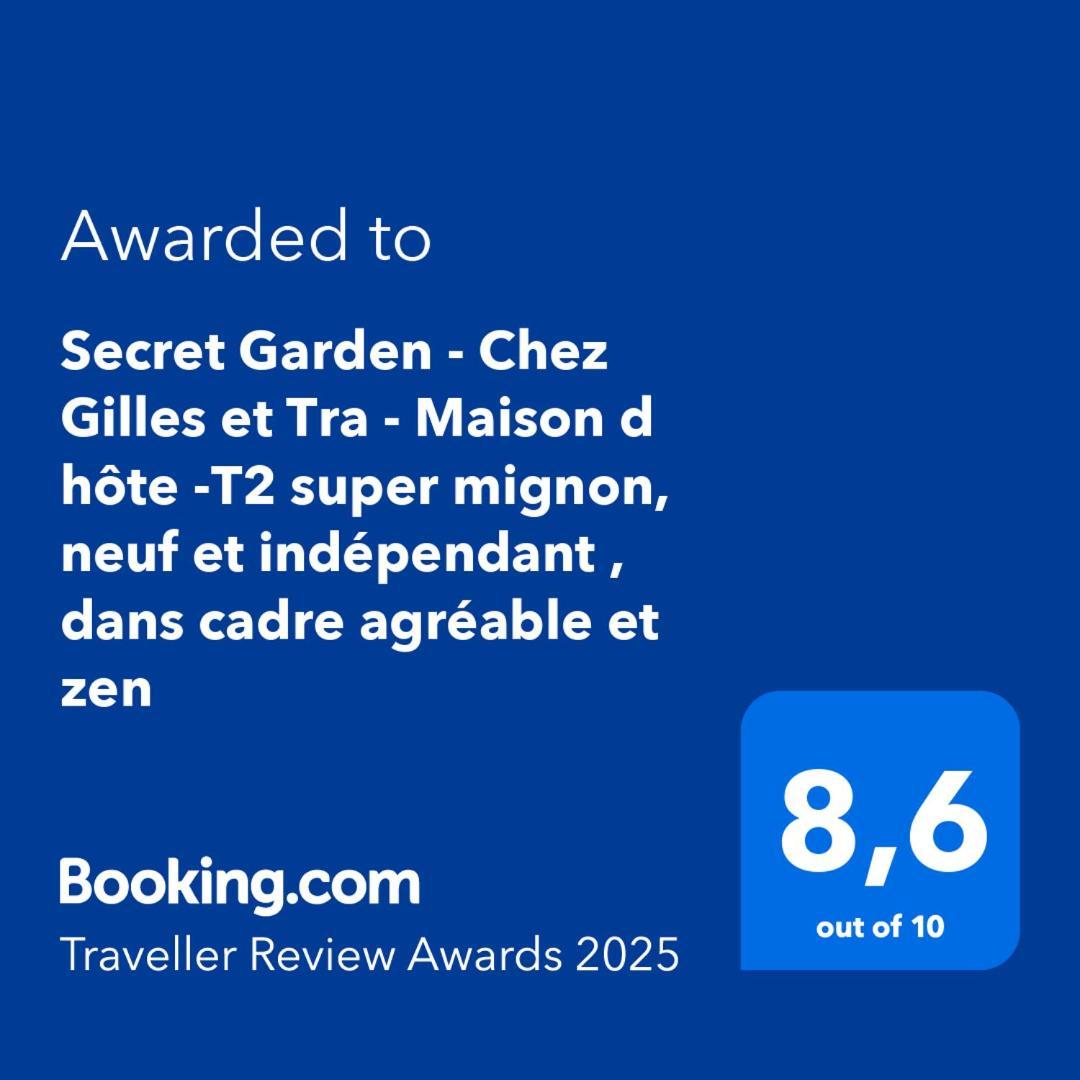 Secret Garden - Chez Gilles Et Tra - Maison D Hote -T2 Super Mignon, Neuf Et Independant , Dans Cadre Agreable Et Zen Valergues Exterior foto